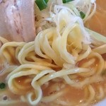 らぁめんまん - 牛骨魚介麺拡大