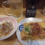 いっさ - ホッピー[370円]、しらすおろし[200円]、厚揚げ[250円]