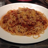 grigio la tavola - ボロネーゼ：やや細めのスパゲッティー二