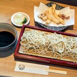 江戸そば マルノ - ヤリイカ天セット