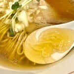 自家製麺 鶏そば 4x4 - 煮干しスープ