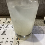 奈良 - 荒ごしゆず酒のソーダ割り