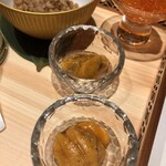 鮨 奏 - バフン雲丹、塩水バフン雲丹