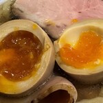 麦処 八と丁 - 味玉