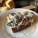 繁邦 - ４種のチーズと
                                カブと椎茸のオープンサンド