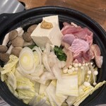 しゃも料理 軍鶏伝 - シャモ鍋1人前　1800円