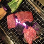 炭火焼ステーキ あおき - 炭焼＋コンロ＋無煙ロースター