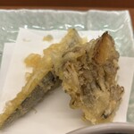 天丼てんや - 単品のなす天と舞茸天