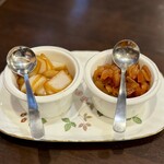 トマト - 玉ねぎピクルス・福神漬け