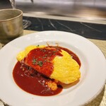 鉄板焼き あさひ - 絶品オムライス