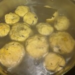 小松豆腐店 - 昆布と鰹で飛龍頭煮付け。