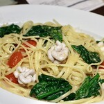 μ - 白子とからすみのオイルパスタ