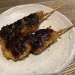 ショクシャ - 串カツ　レンコンみそ