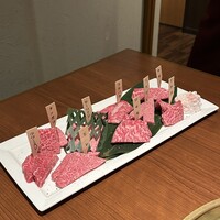 みやび 六本木店 - A5黒毛和牛希少部位 9種類盛り合わせ