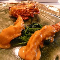 カンパーニュ - ガザ海老の雲丹ソース