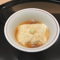 まき村 - 白子とゆばの蒸し物
