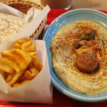 FALAFEL BROTHERS 大手町店 - フムスプレートセット(1650円)