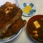 飯島食堂 - ソースかつ丼   1100円