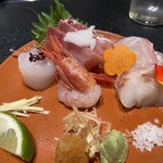 鳥越の宿　三楽園 - 夕食のお刺身
