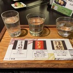 鳥越の宿　三楽園 - 日本酒飲み比べセット