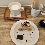 cafe days - 今日はホットカフェラテを合わせました( *´艸｀)