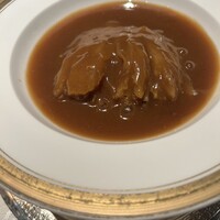筑紫樓 銀座店 - フカヒレ盛り付け後