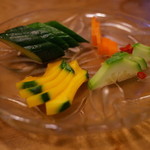 かぶと - 有機栽培 お新香盛り 2014.6.2x