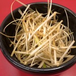 ラーメン山岡家 - トッピング:白髪ネギ(別皿)