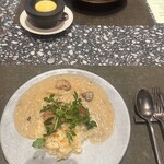 Jose Luis - イベリコ豚のロースト ポルチーニクリームソース バターライス添え