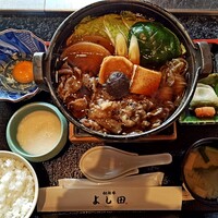 松阪牛 よし田 - 黒毛和牛のすき焼き御膳：1,600円