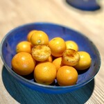 レスピラシオン - ⓯プティフール（4種）
      ・金柑のクレマカタラーナ