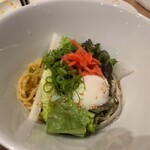 スミヤキ エビス - 大将からサービスの試作品ラーメン^^