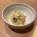 スミヤキ エビス - 突き出しのポテサラ