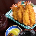 【海老フライ定食】