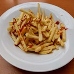 デニーズ - 山盛りフライドポテト（食べかけ）