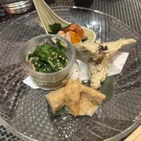 完全個室鮨和食かなうS - つまみ　四種