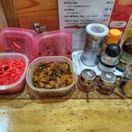 博多ラーメン かっぱ亭 - 調味料など