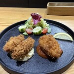 kitchen俊貴 - 牡蠣とカニコロ