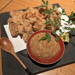 鼓道 - 麹唐揚げ〜発酵ゴマだれ
