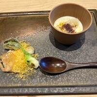 レストラン トヨ トーキョー - 百合根入りのとろりとしたポタージュ