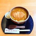 やぶ善 - ■ かつカレー そば、1,400円
