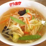 Chuuka Soba Tenhou - 6種類の野菜を塩味でさっぱりいただけます。タンメン