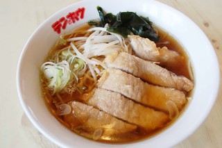 Tenhou - さくさくの豚ロースのから揚げがのった肉揚げラーメン