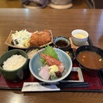 竜門 - ヒレカツ御膳　1990円