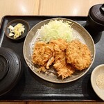 かつ屋 - 料理写真:■⑥ヒレとチキンとミンチかつ