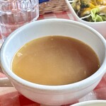 花・ふらんす食堂やまもと - たっぷりお肉とたっぷり野菜のポトフ(\1,950)　ポトフのスープ