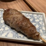 あぶり清水 - あみレバ串