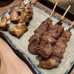 あぶり清水 - おまかせ5本盛　968円