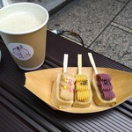 祇園 京くらら - 生麩（ゆずあん、焼き芋あん、紫いもあん）、米麹甘酒