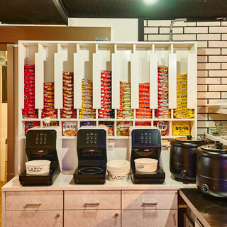 大人気★韓国インスタントラーメン食べ放題！